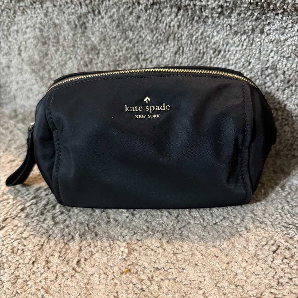 Kate Spade Black Cosmetic Bag